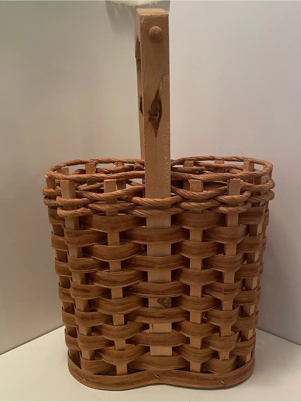 2 Bottle Wine Carrier Basket Picnic Hostess Gift